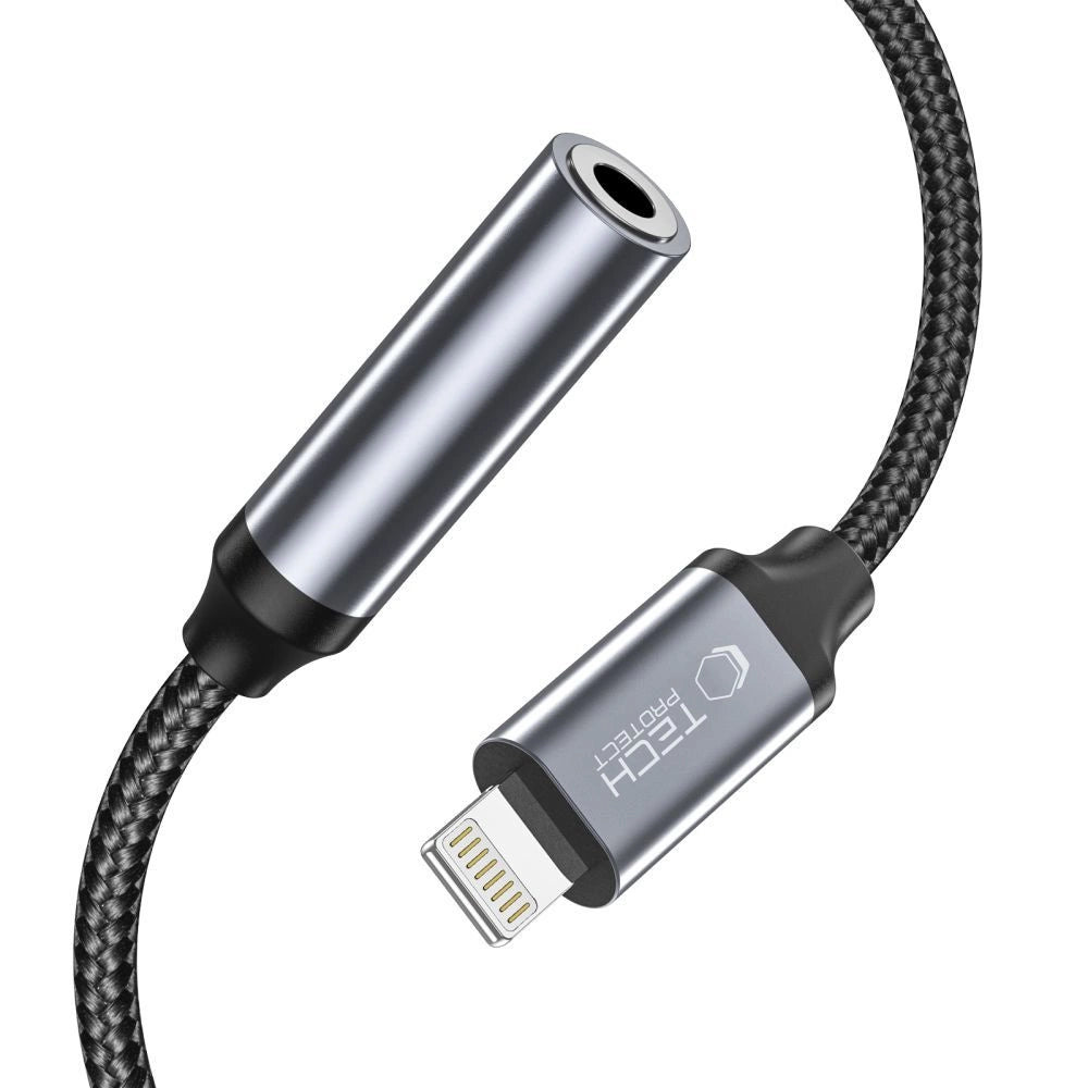 Tech-Protect UltraBoost Lightning / 3.5mm mini jack adapter - black_2