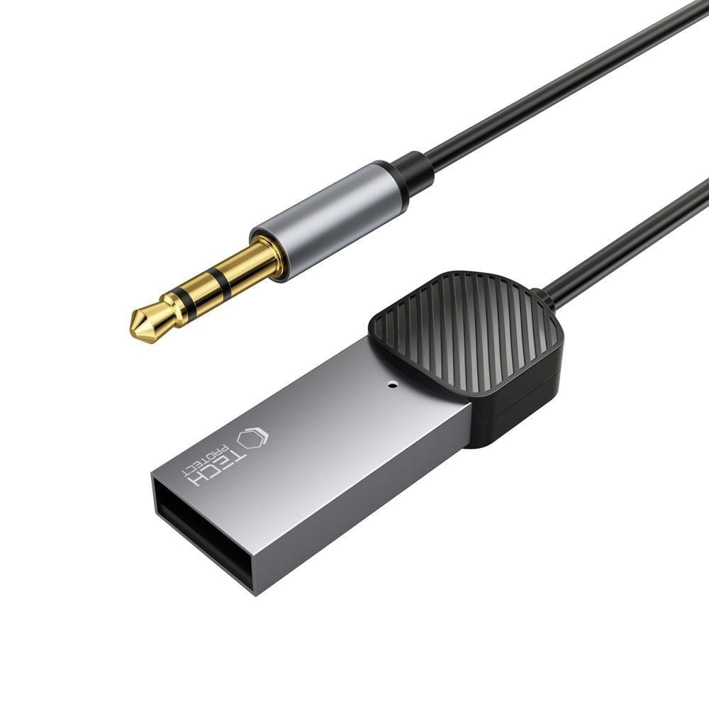 Tech-Protect UltraBoost audio adapter mini jack 3.5mm (male) / Bluetooth - gray_2