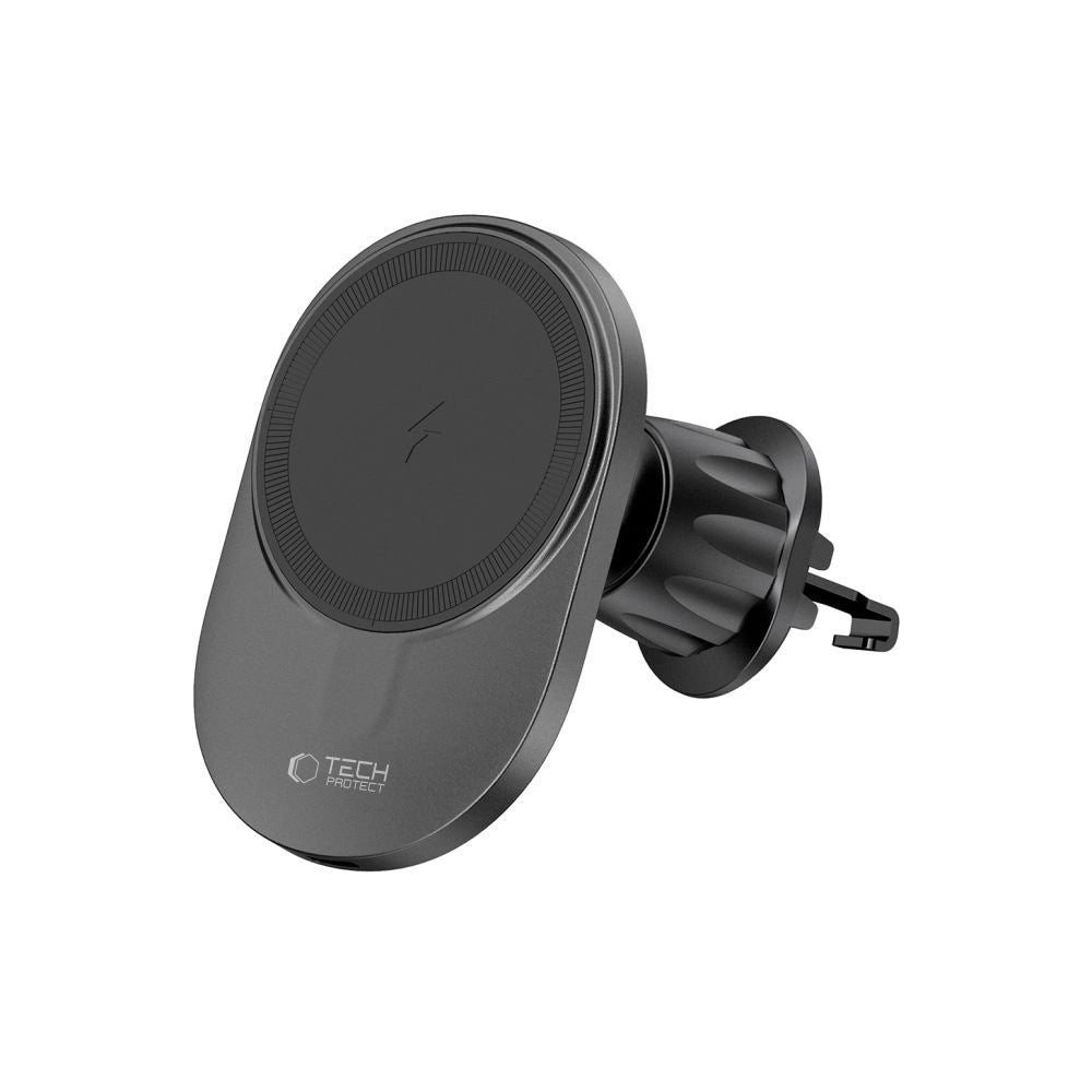 Tech-Protect MM15W-V1 Car Phone Holder with MagSafe 15W Inductive Charger for Air Vent - Black_6