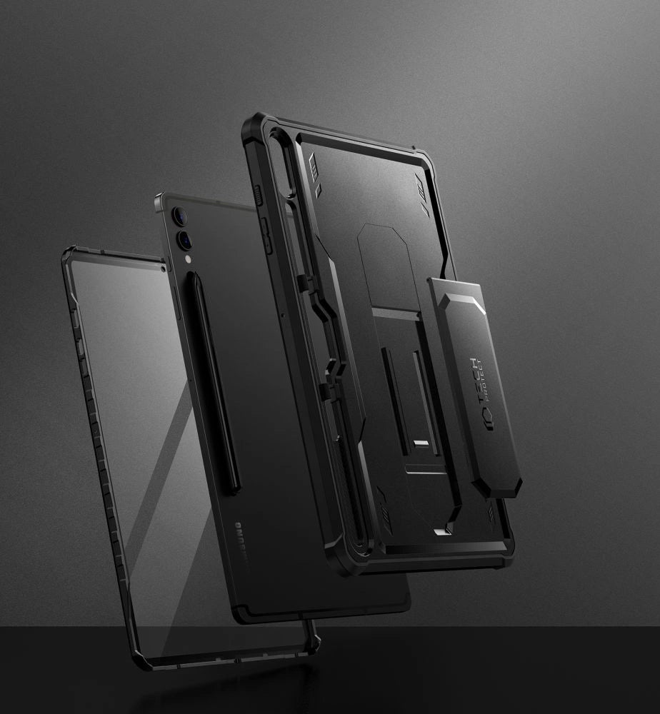 Tech-Protect Kevlar Pro Case for Samsung Galaxy Tab S9+ 12.4" X810 / X816B - Black_2