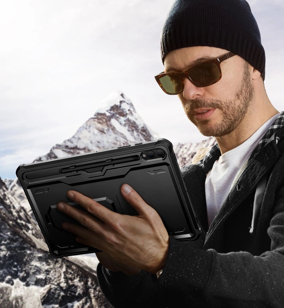 Tech-Protect Kevlar Pro Case for Samsung Galaxy Tab S9+ 12.4" X810 / X816B - Black_3