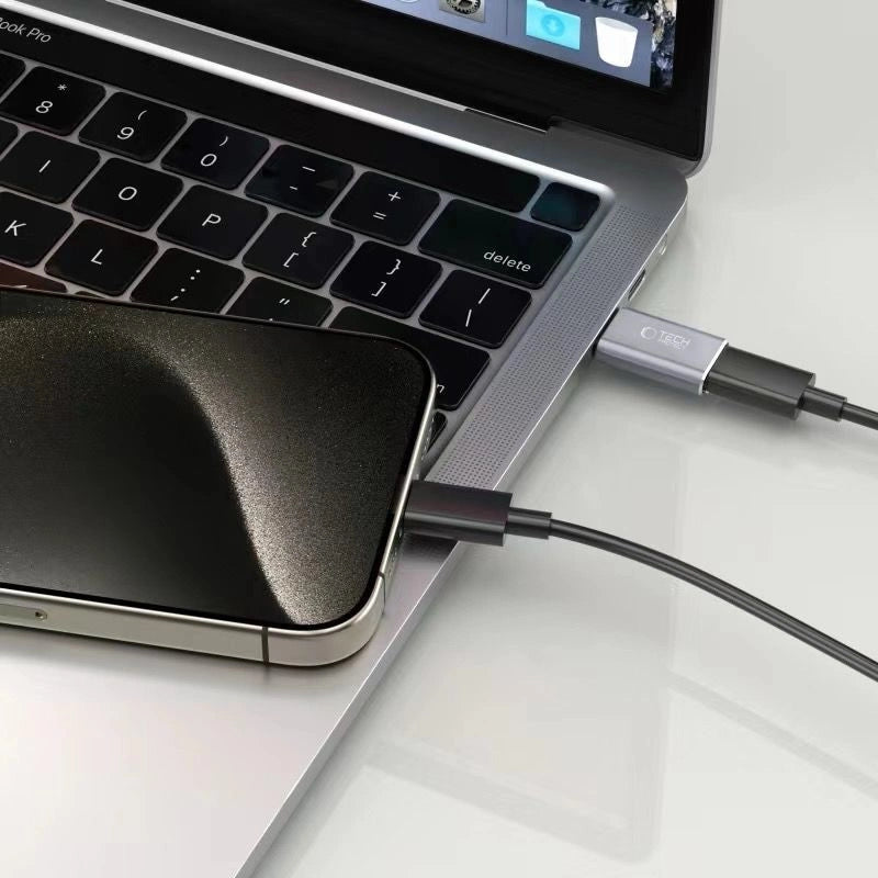Tech-Protect UltraBoost USB-C (Male) / Lightning (Female) Adapter - Gray_1