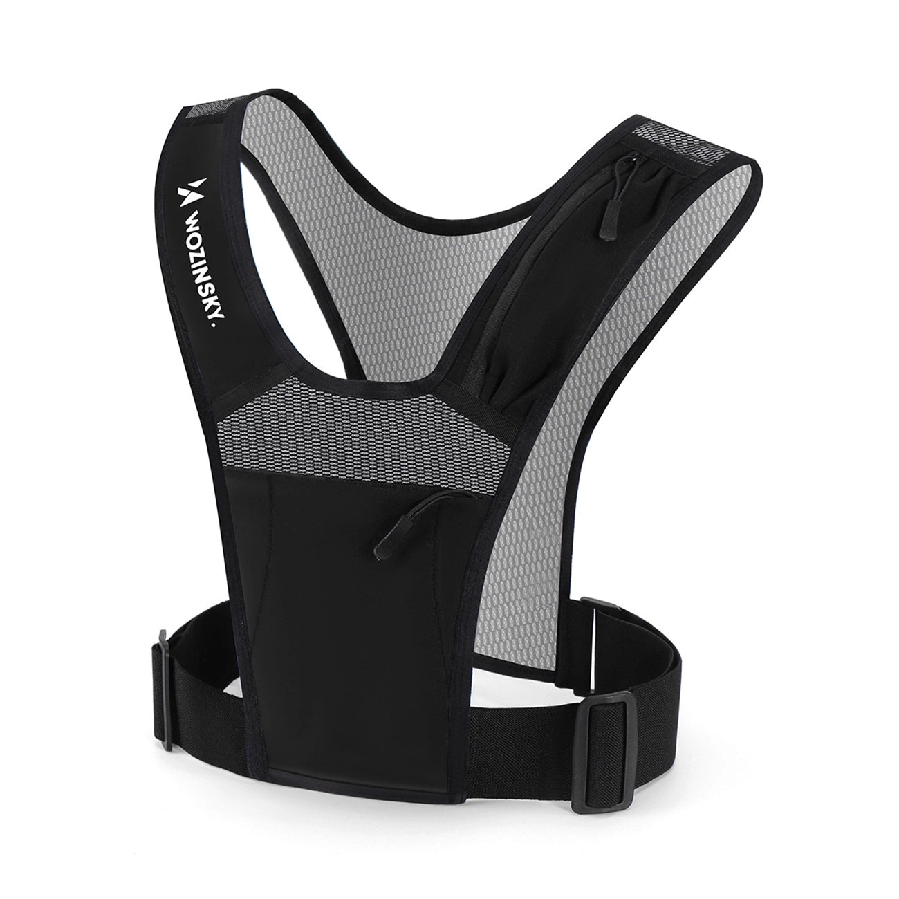 Wozinsky WKDB1 Reflective Running Vest - Black_0