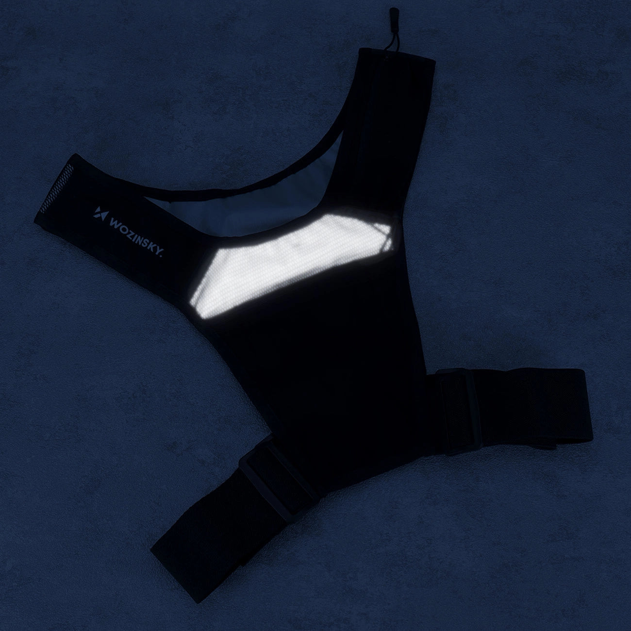 Wozinsky WKDB1 Reflective Running Vest - Black_4