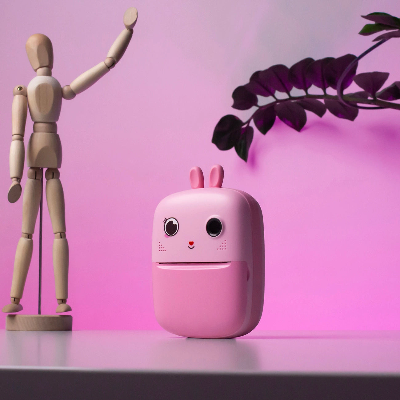 Mini Thermal Printer for Kids with Camera and Camcorder - Pink_4