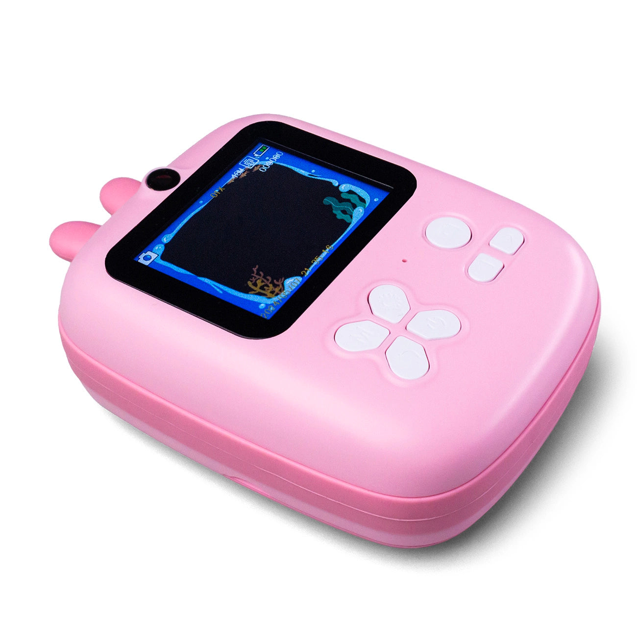 Mini Thermal Printer for Kids with Camera and Camcorder - Pink_3