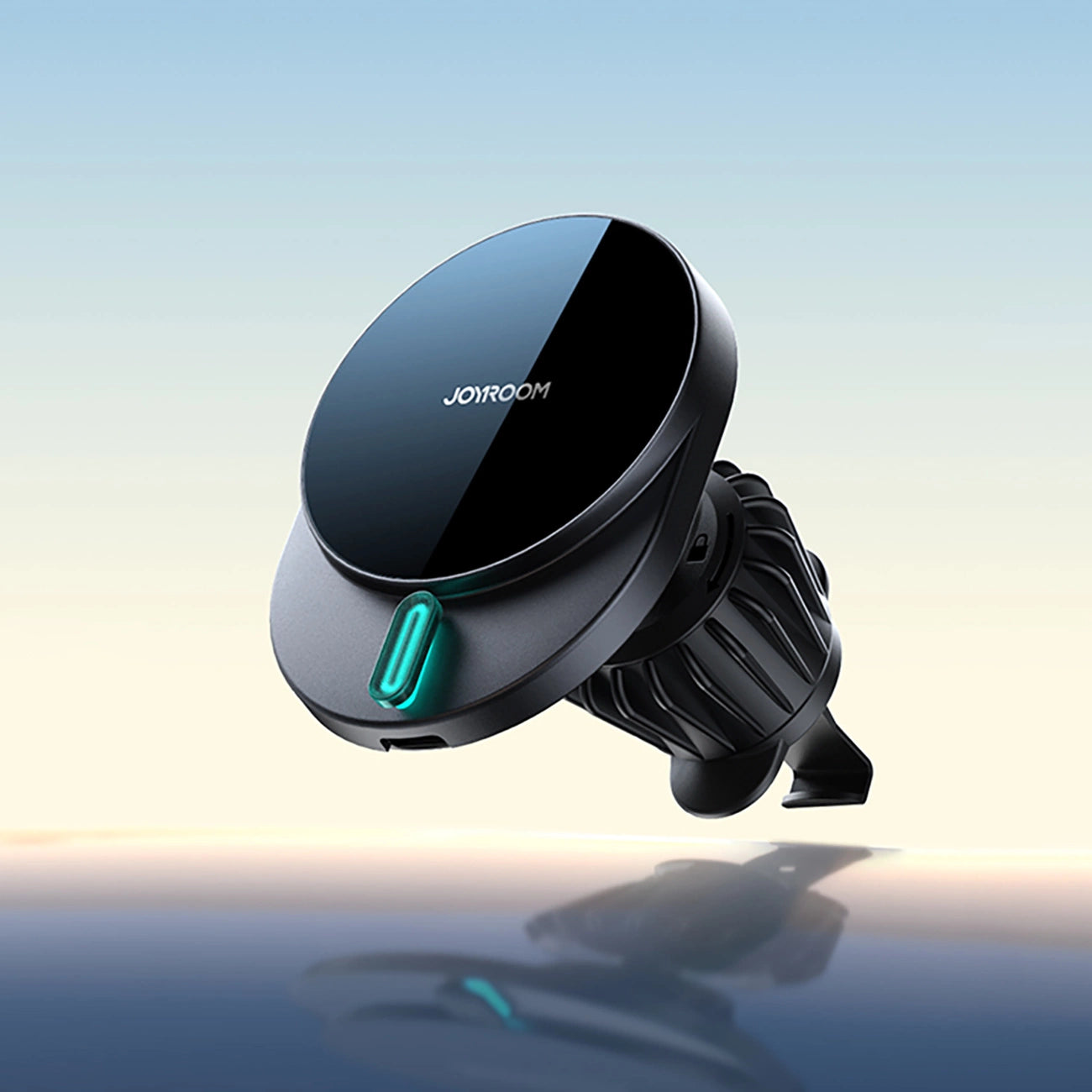 Joyroom JR-ZS409 magnetic holder with 15W inductive charger for car air vent - black_2
