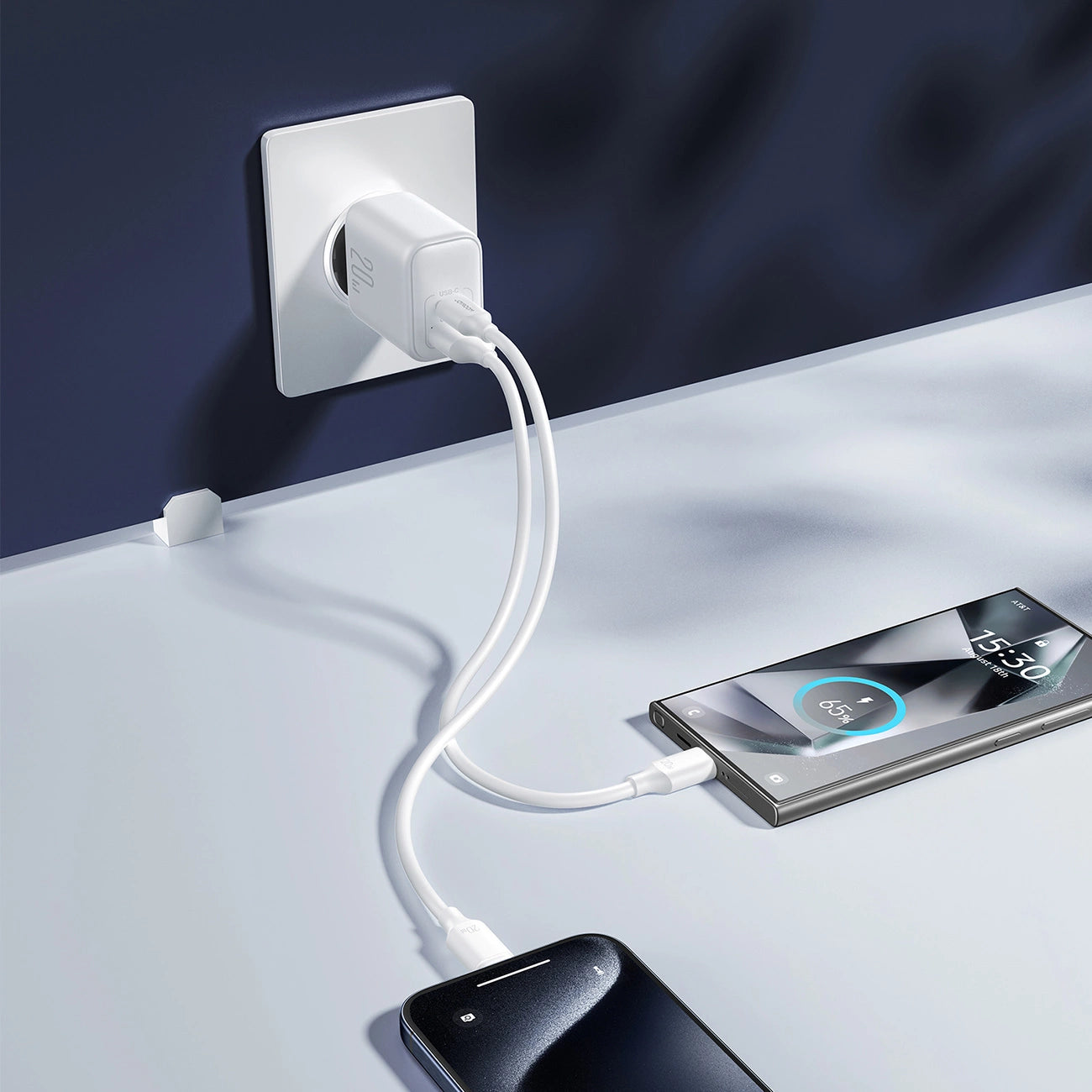 Joyroom JR-TCF21 Dual-Port (A+C) Power Charger (white)_16