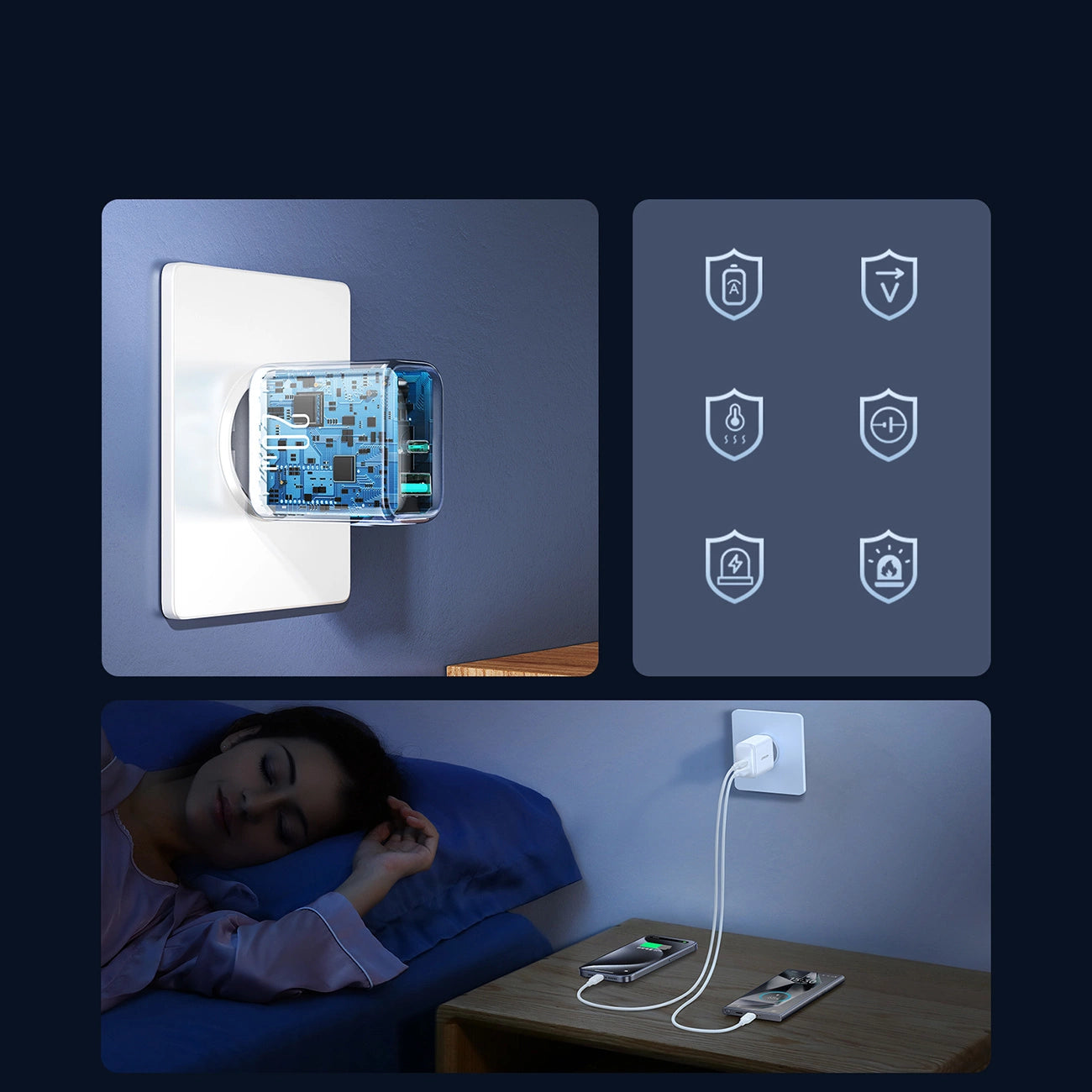 Joyroom JR-TCF21 Dual-Port (A+C) Power Charger (white)_18