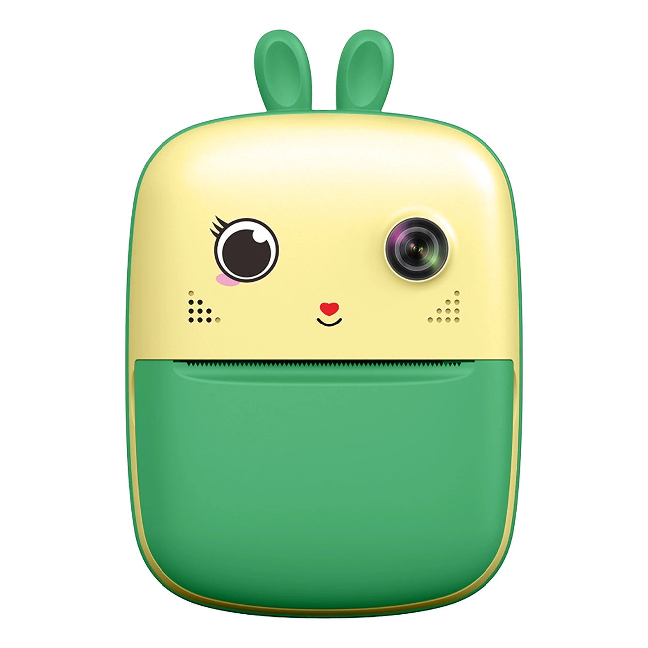 Mini Thermal Printer for Kids with Camera and Camcorder - Green_0