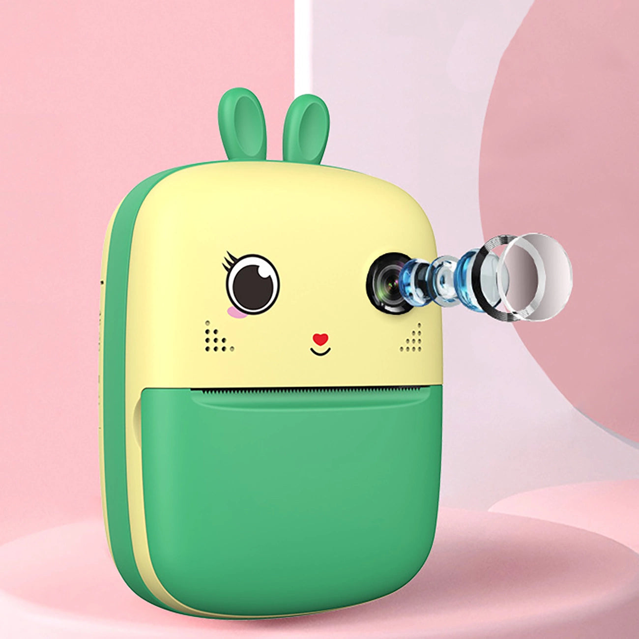 Mini Thermal Printer for Kids with Camera and Camcorder - Green_14