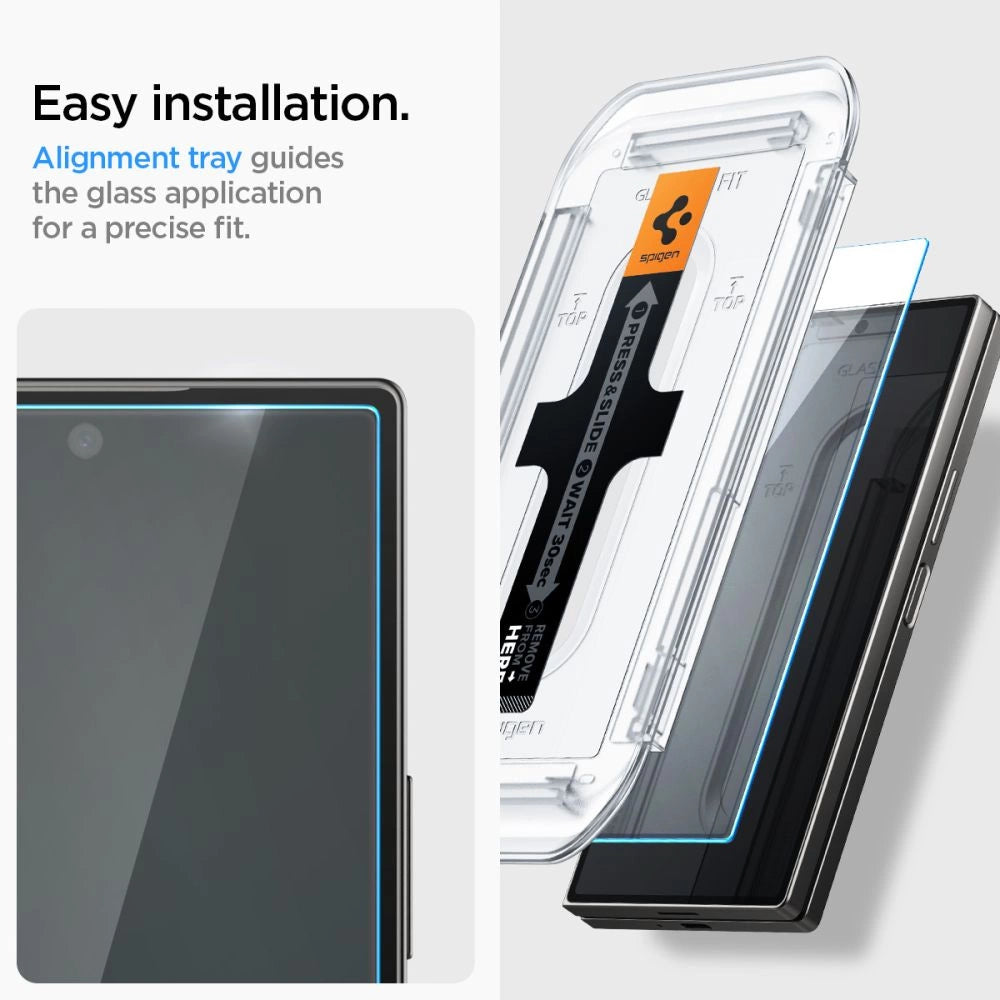 Spigen Glas.tR EZ Fit Tempered Glass for Samsung Galaxy Z Fold 6 - 2 pcs._9