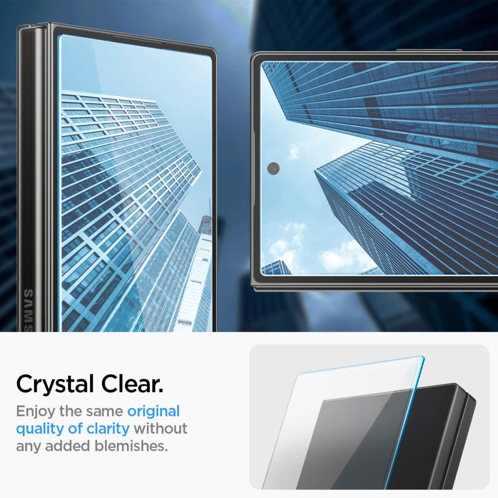 Spigen Glas.tR EZ Fit Tempered Glass for Samsung Galaxy Z Fold 6 - 2 pcs._11