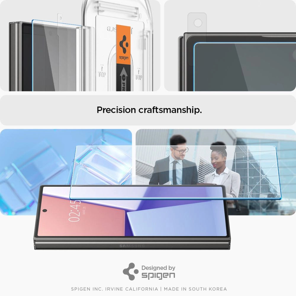 Spigen Glas.tR EZ Fit Tempered Glass for Samsung Galaxy Z Fold 6 - 2 pcs._13