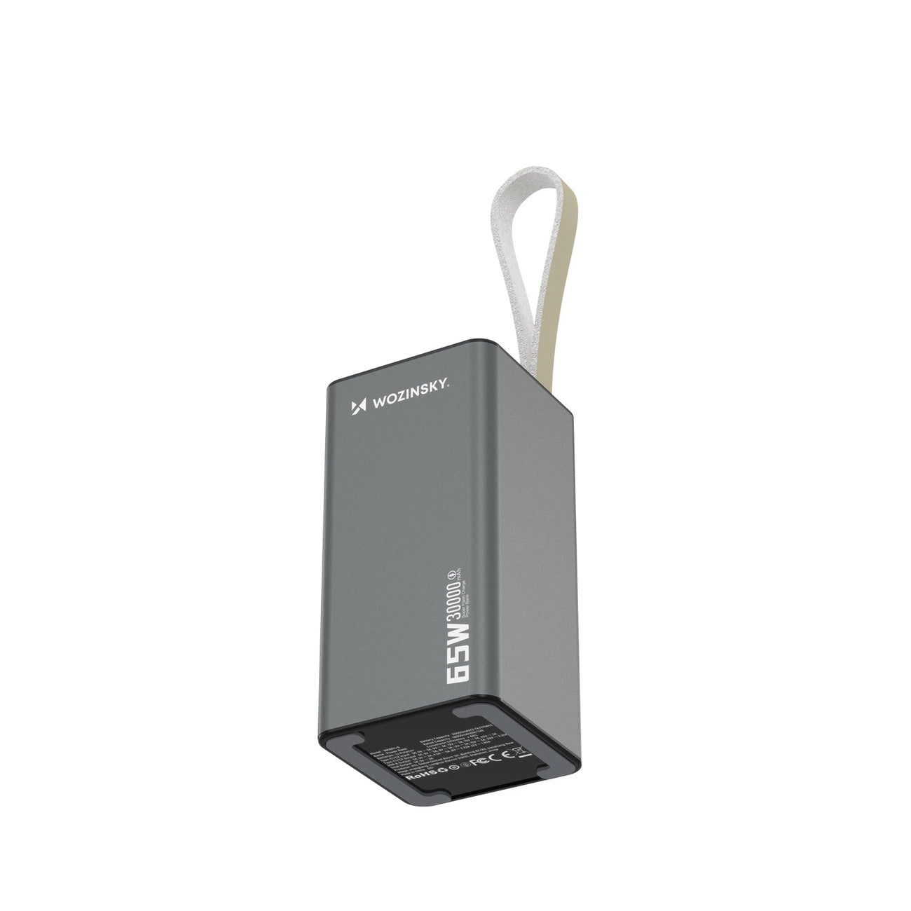 Powerbank Wozinsky K65+ 65W 30000mAh 2x USB-C, 1x USB-A 65W - gray_4