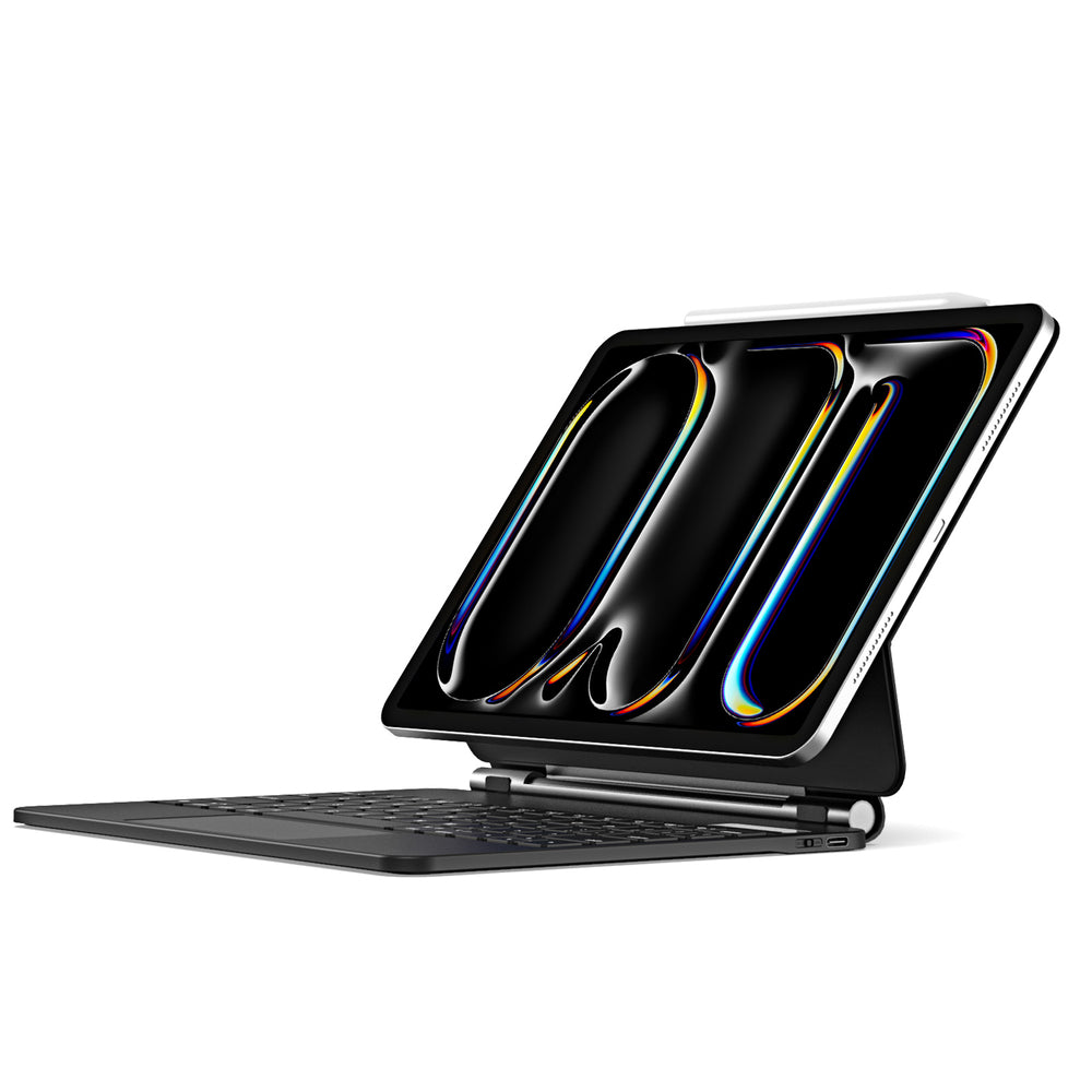 Dux Ducis Keyboard (MK Series) Case with Bluetooth Keyboard for iPad Pro 11" 2024 - Black_1