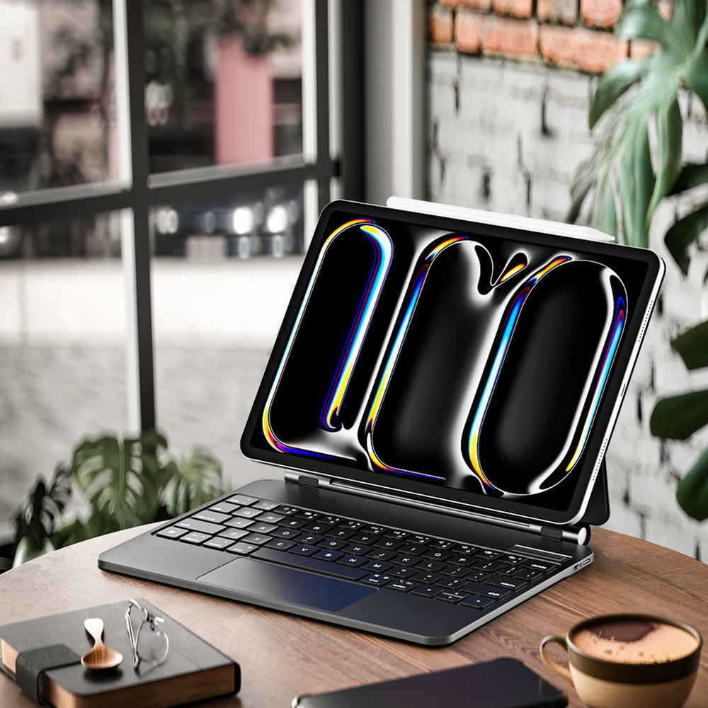 Dux Ducis Keyboard (MK Series) Case with Bluetooth Keyboard for iPad Pro 11" 2024 - Black_4