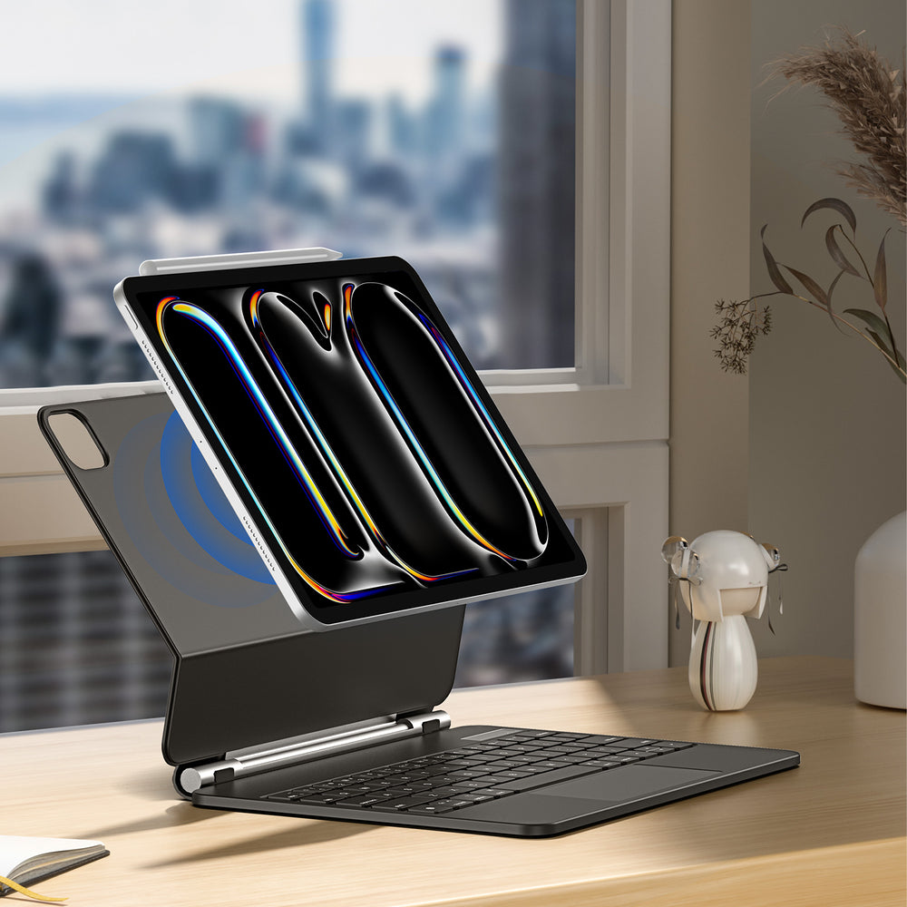 Dux Ducis Keyboard (MK Series) Case with Bluetooth Keyboard for iPad Pro 11" 2024 - Black_7