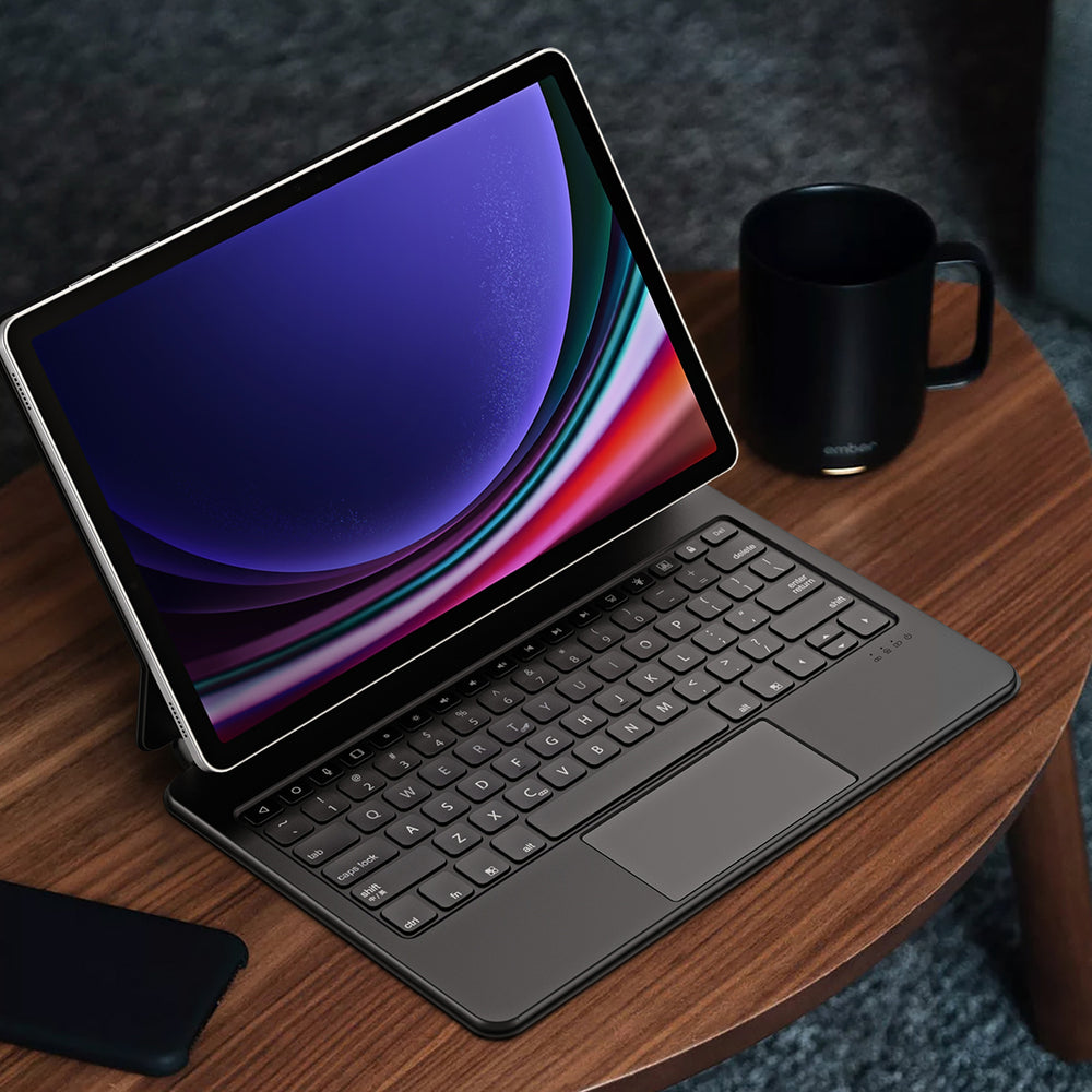 Dux Ducis Keyboard (MK Series) Case with Bluetooth Keyboard for Samsung Galaxy Tab S9+ / S8+ / S7+ - Black_3