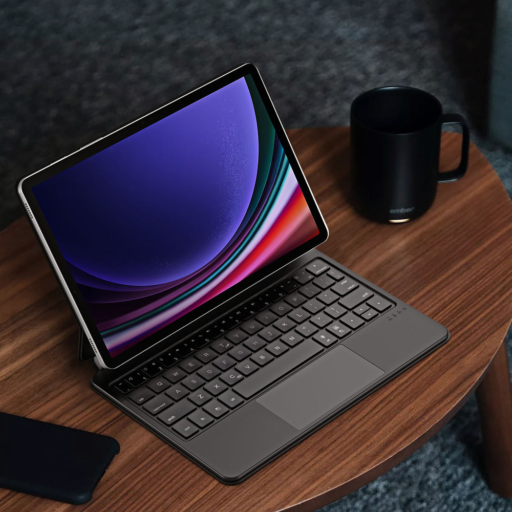 Dux Ducis Keyboard (MK Series) Case with Bluetooth Keyboard for Samsung Galaxy Tab S9 / S8 / S7 - Black_3