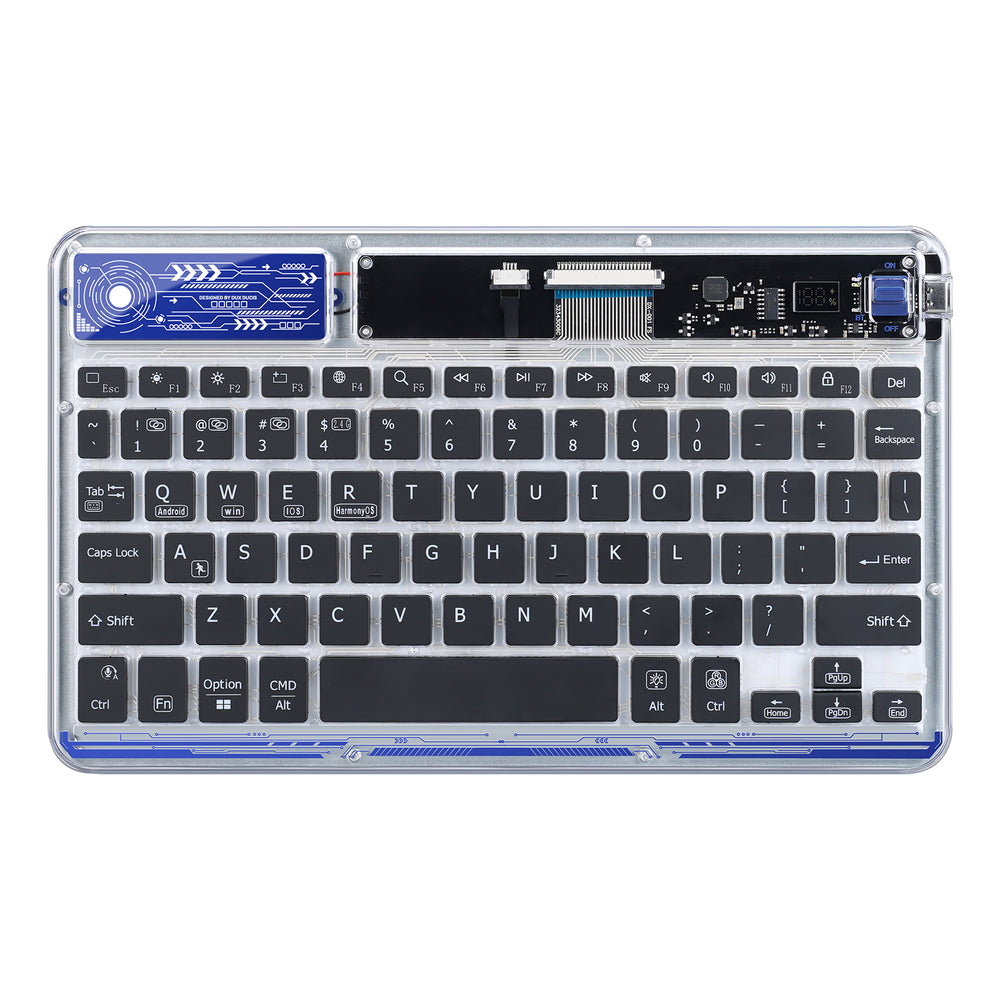 Dux Ducis Keyboard (CK Series) Wireless for Laptop / Tablet / Phone - Transparent_0