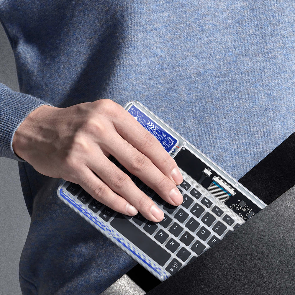 Dux Ducis Keyboard (CK Series) Wireless for Laptop / Tablet / Phone - Transparent_10
