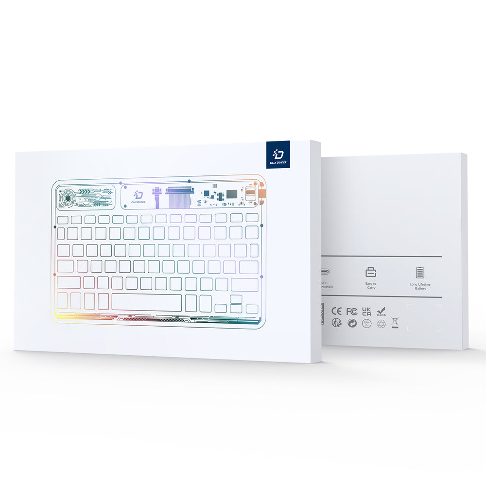 Dux Ducis Keyboard (CK Series) Wireless for Laptop / Tablet / Phone - Transparent_11