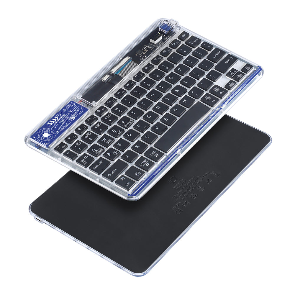 Dux Ducis Keyboard (CK Series) Wireless for Laptop / Tablet / Phone - Transparent_1