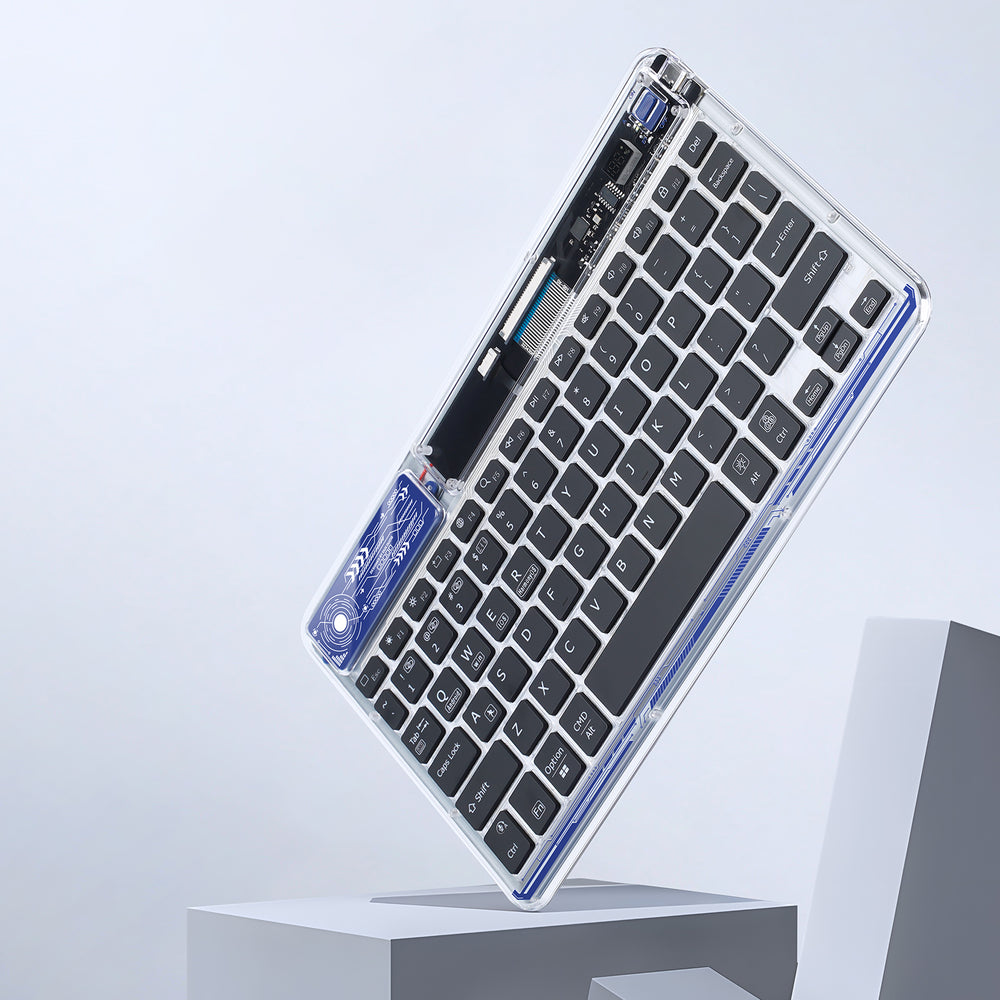 Dux Ducis Keyboard (CK Series) Wireless for Laptop / Tablet / Phone - Transparent_2