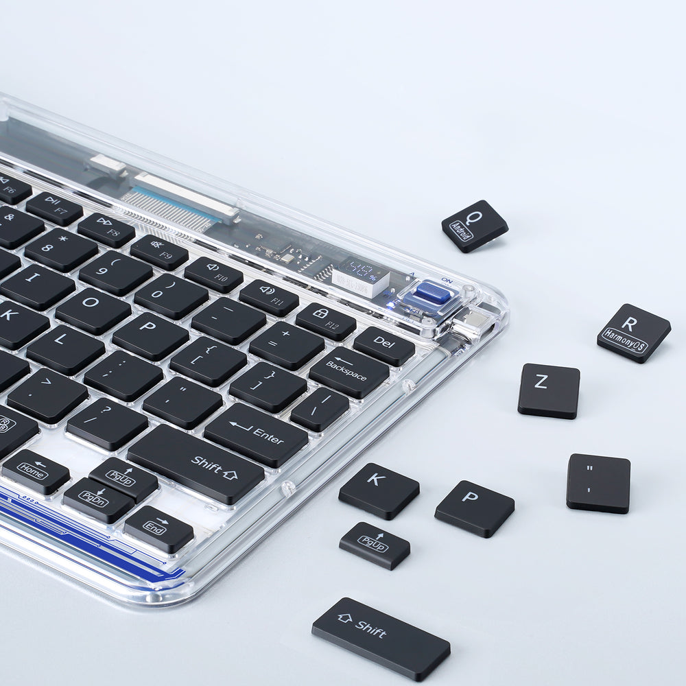 Dux Ducis Keyboard (CK Series) Wireless for Laptop / Tablet / Phone - Transparent_6