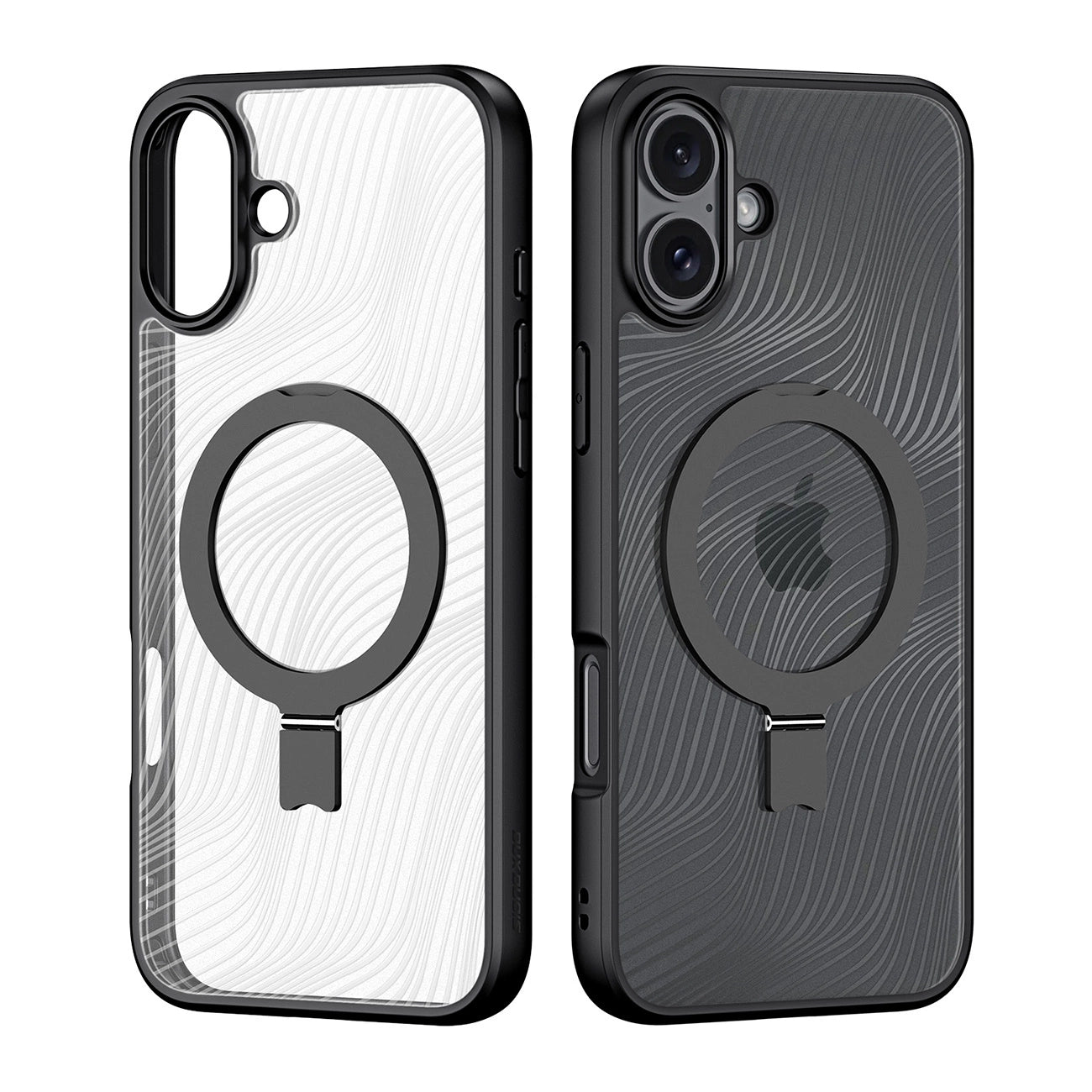 Dux Ducis Aimo Mag case with MagSafe and stand for iPhone 16 - black_1