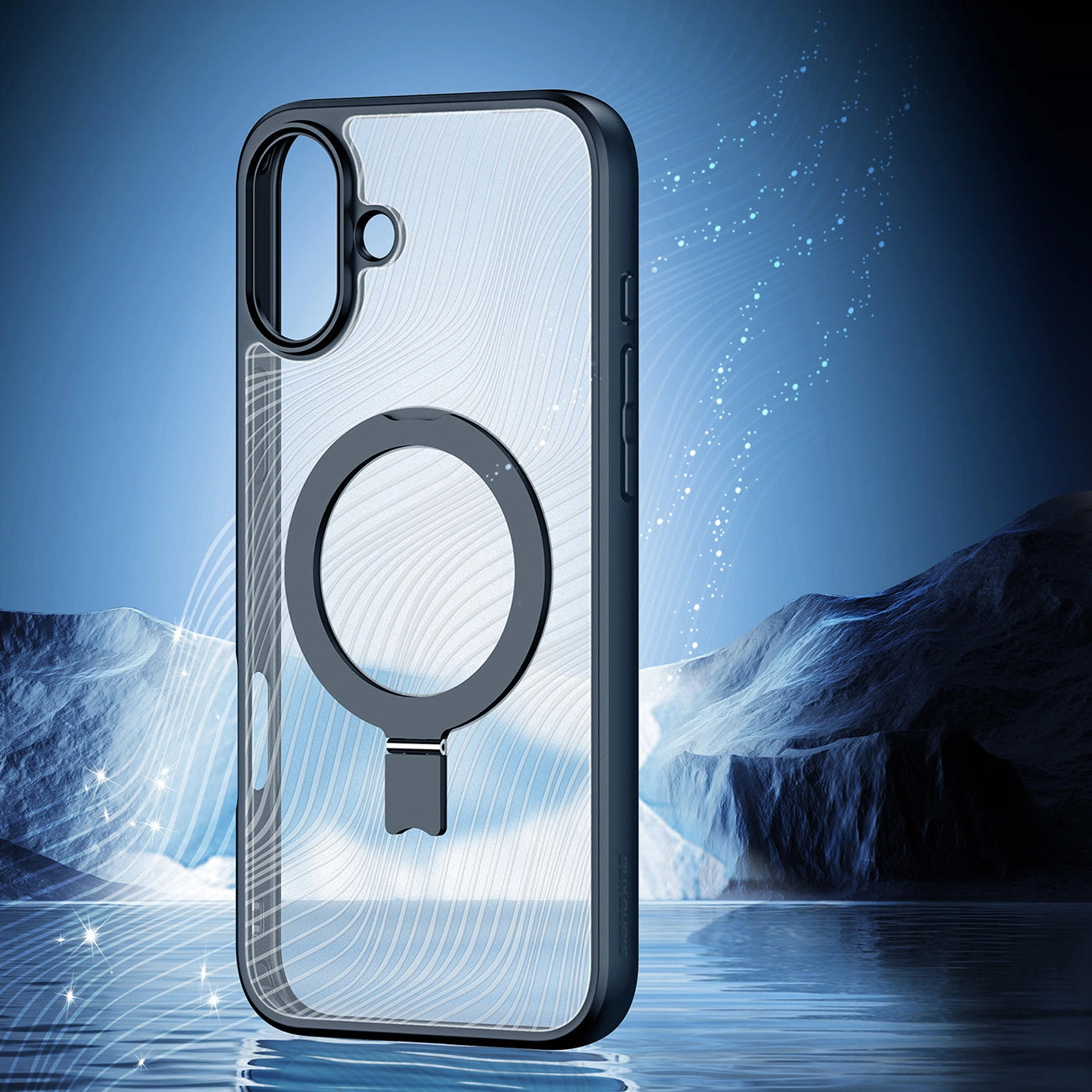 Dux Ducis Aimo Mag case with MagSafe and stand for iPhone 16 - black_6