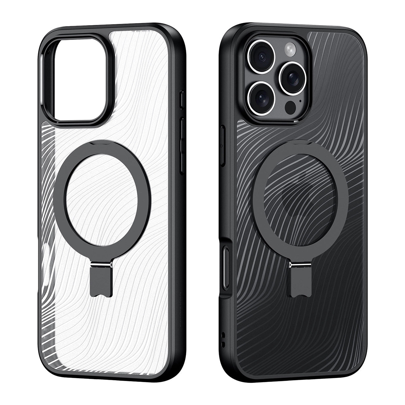 Dux Ducis Aimo Mag Case with MagSafe and Stand for iPhone 16 Pro - Black_1