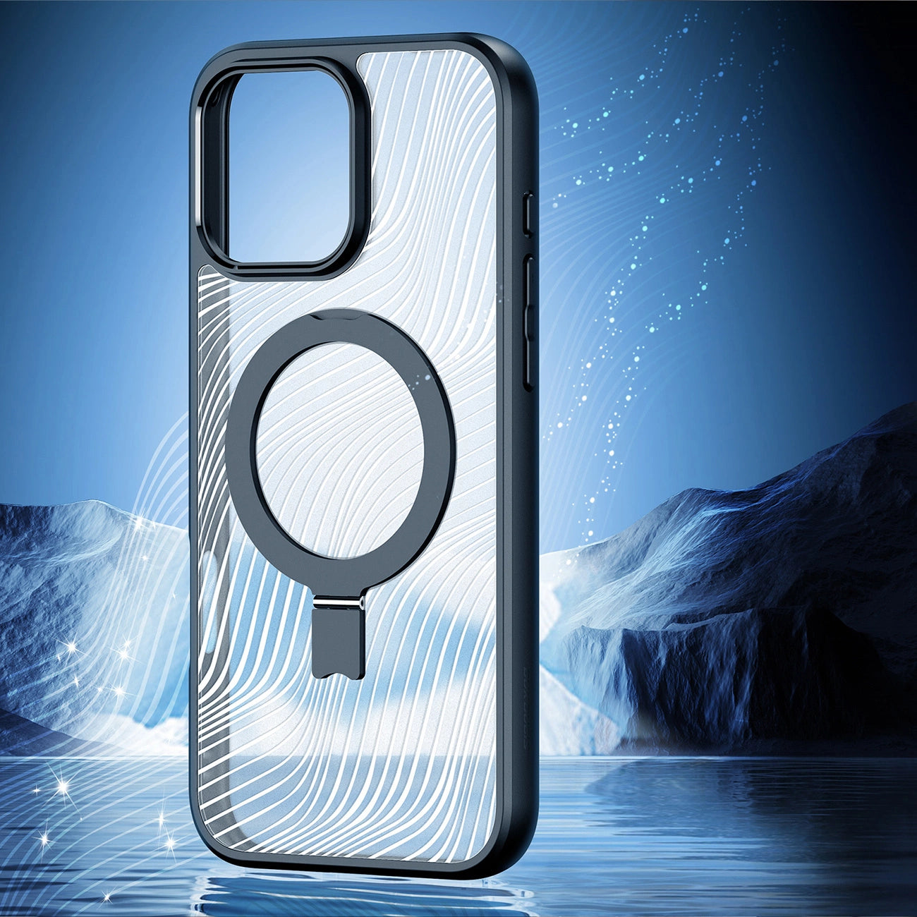 Dux Ducis Aimo Mag Case with MagSafe and Stand for iPhone 16 Pro - Black_6