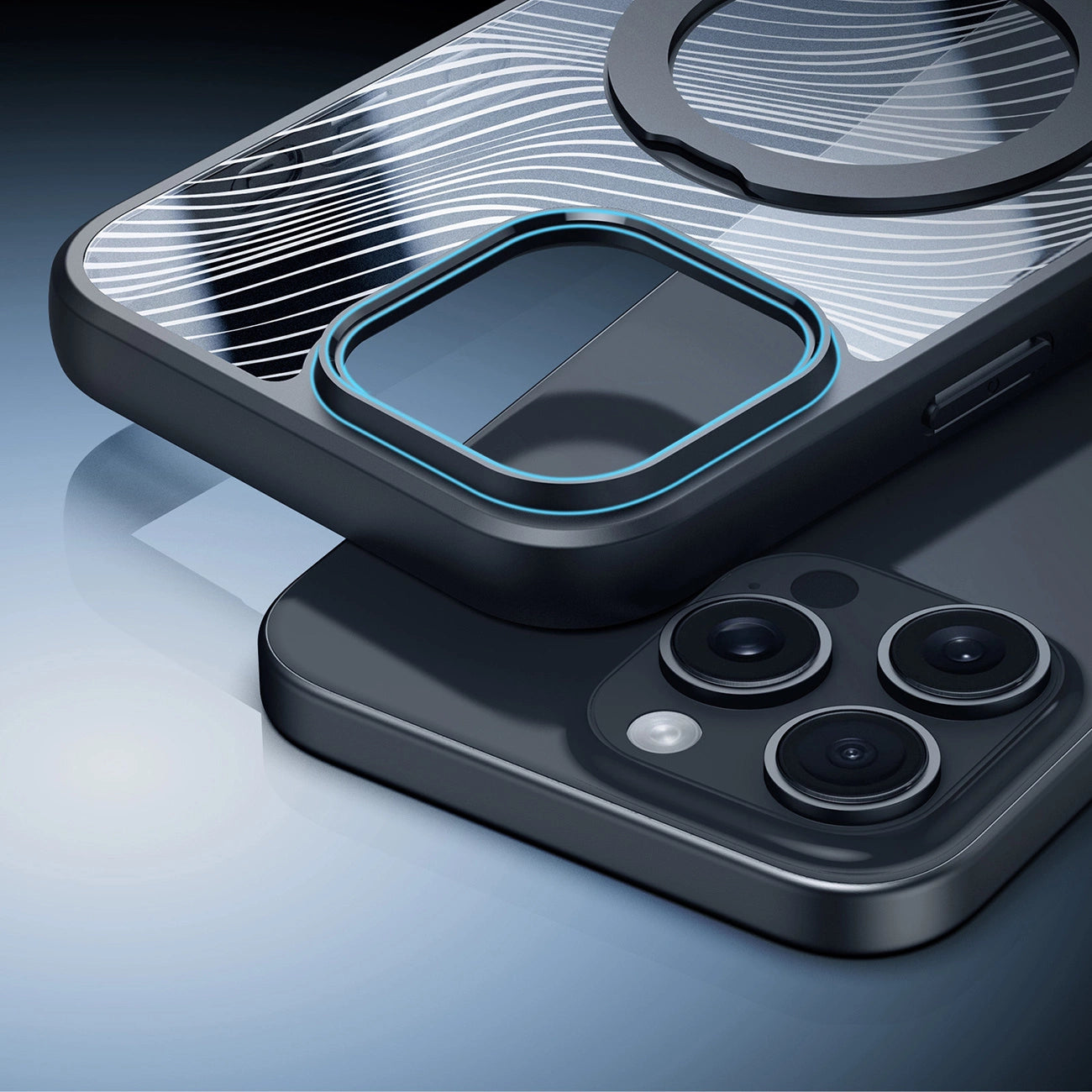 Dux Ducis Aimo Mag Case with MagSafe and Stand for iPhone 16 Pro - Black_8