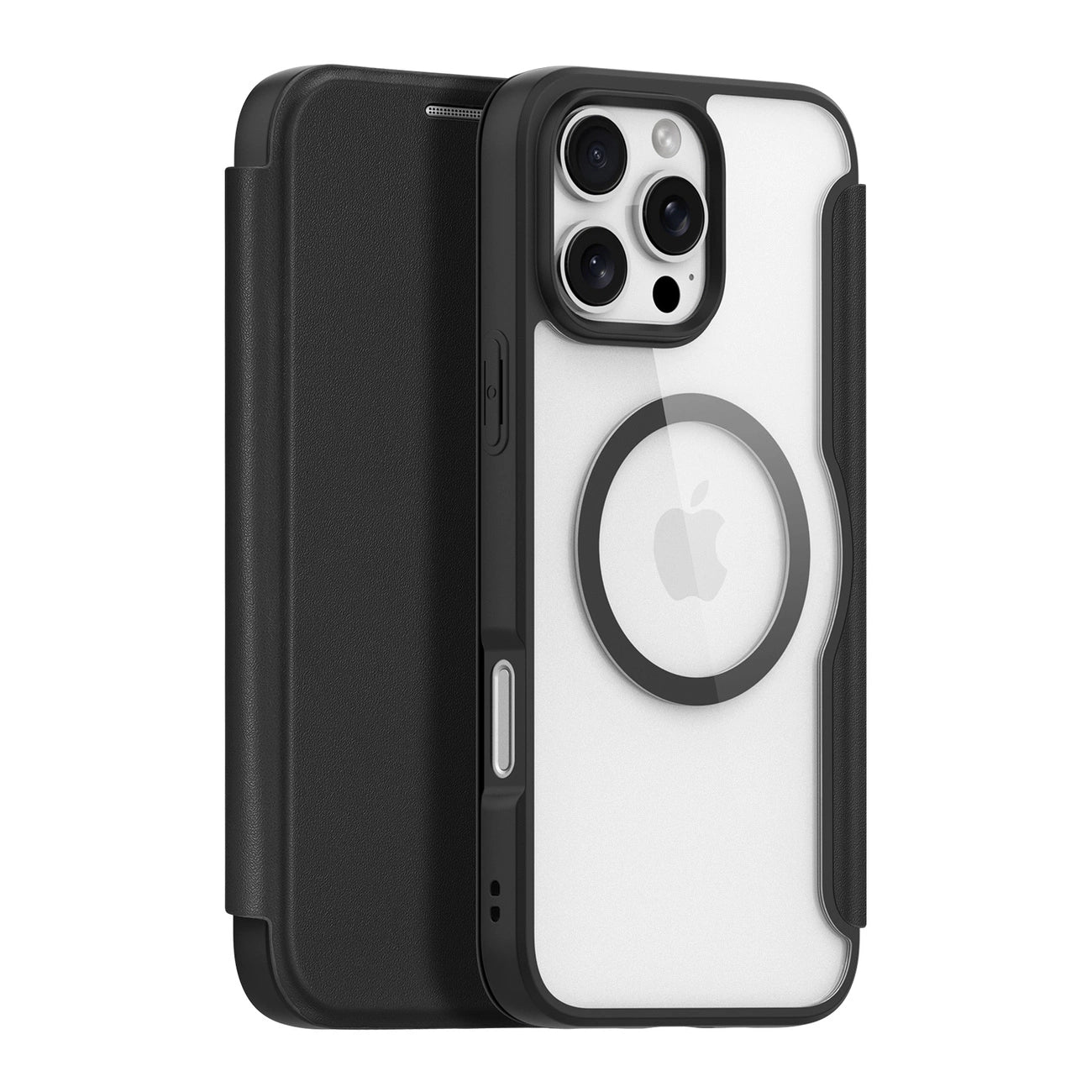 Dux Ducis Skin X Pro Case for iPhone 16 Pro Max with MagSafe and Flip - Black_0