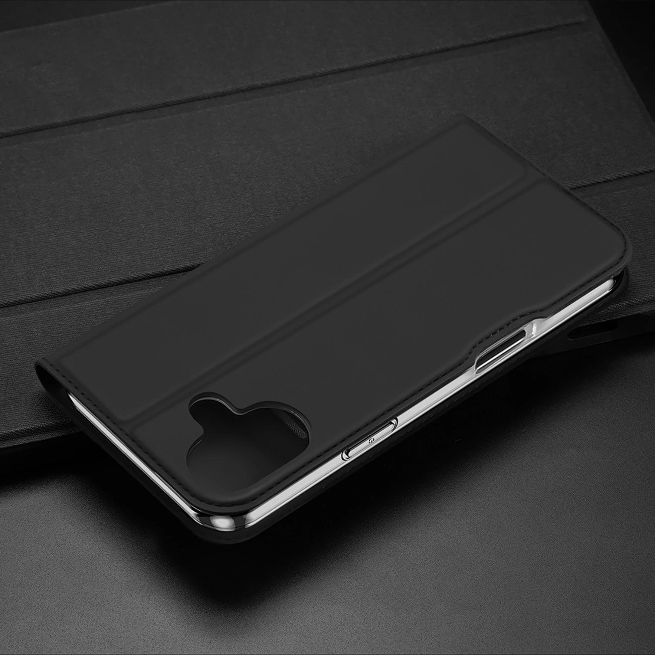 Dux Ducis Skin Pro iPhone 16 Plus Case with Flip and Card Slot - Black_13