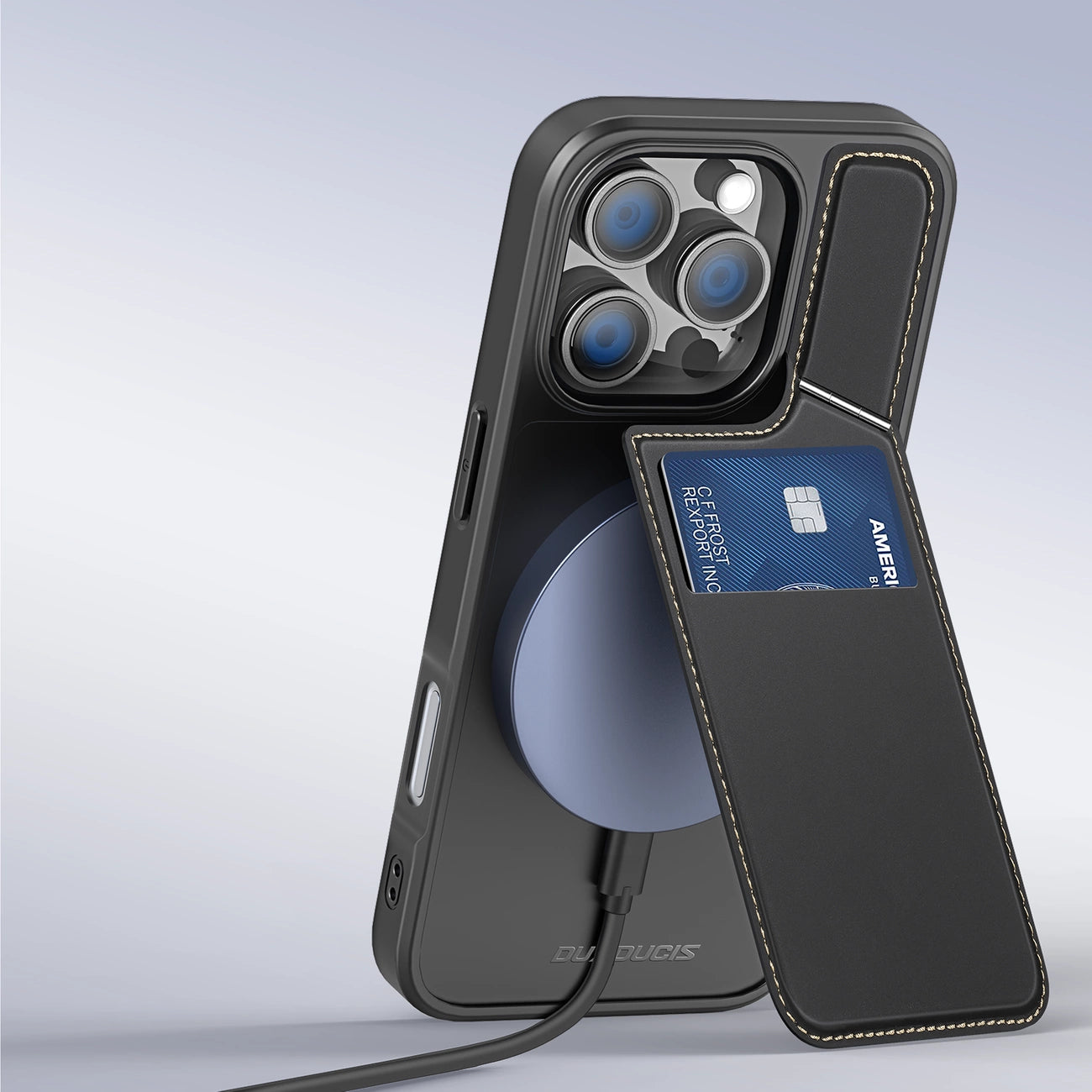 Dux Ducis Rafi II Mag Case with MagSafe for iPhone 16 Pro - Black_4