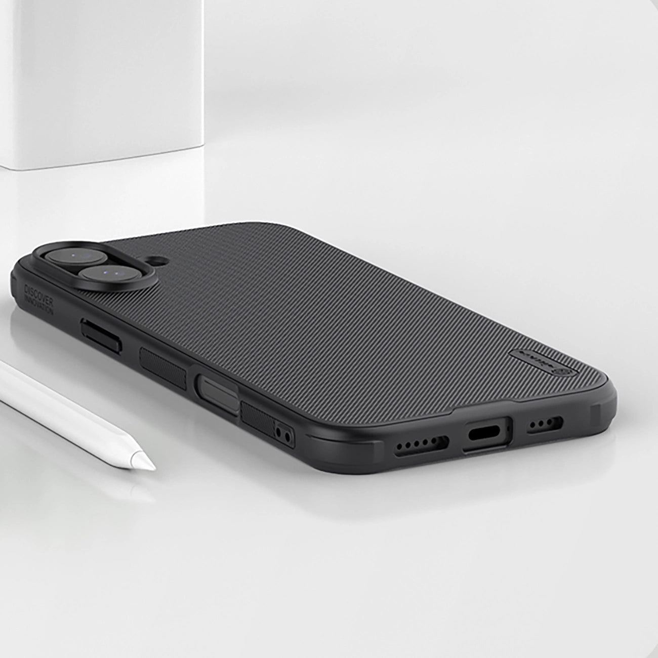Nillkin Super Frosted Shield Pro Magnetic Case for iPhone 16 - black_17