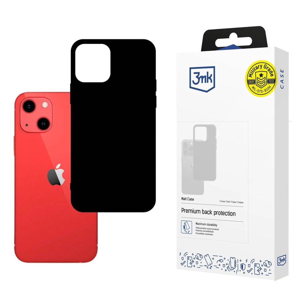 3mk Matt Case for iPhone 13 - black_0