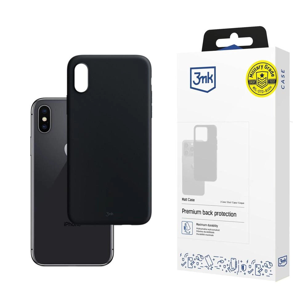 3mk Matt Case for iPhone X / XS - black_0