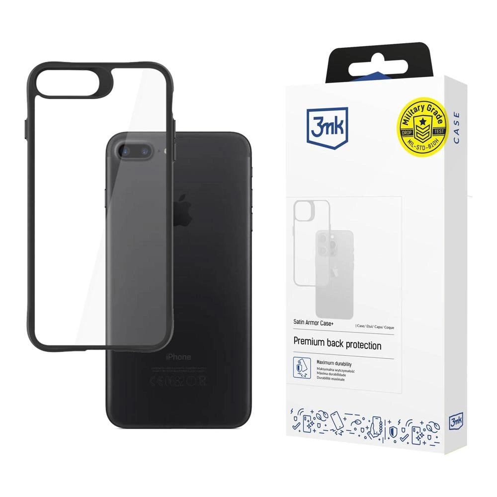 3mk Satin Armor Case+ case for iPhone 7 / 8 / SE 2020 / SE 2022 - transparent_0