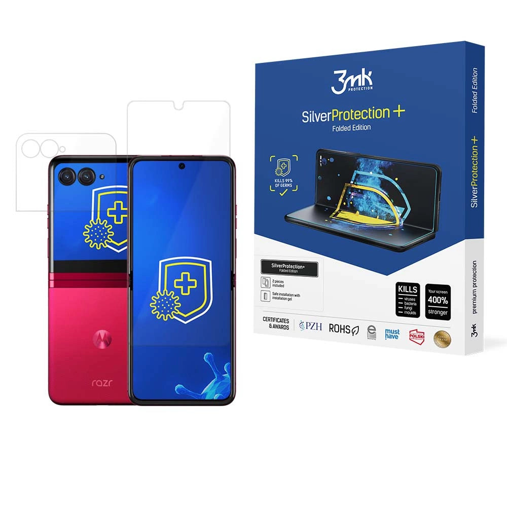 3mk SilverProtection+ Folded Edition protective foil for Motorola razr 40 Ultra / razr+ 2023_0