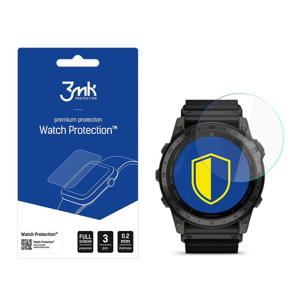 Hybrid Glass 3mk Watch Protection FlexibleGlass for Garmin Tactix 7_0