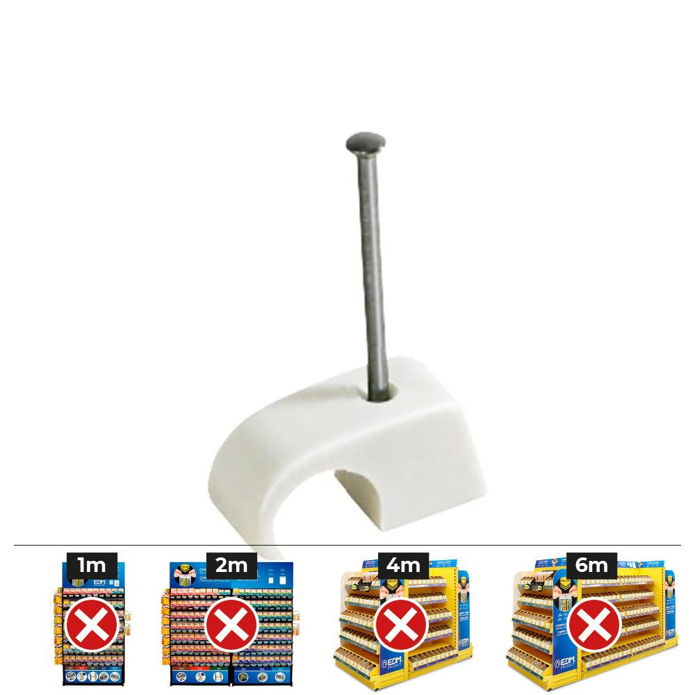 Caixa 100 unidades. medidor plastigrap multidi mplg 7-9 mm cor branca_0