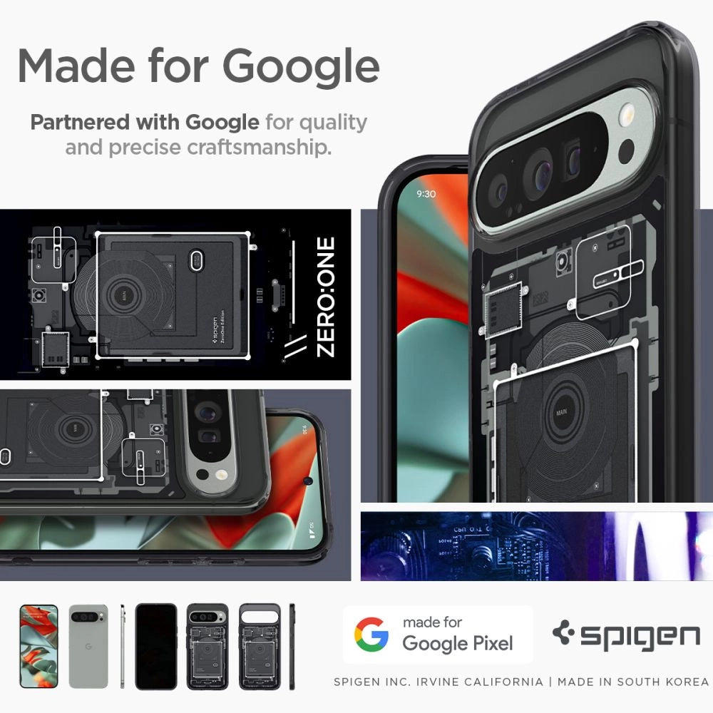 Spigen Ultra Hybrid Case for Google Pixel 9 Pro XL - Gray_15
