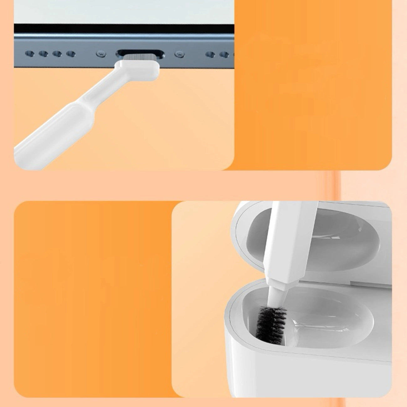 20in1 Multifunctional Cleaning Kit for Headphones, Keyboards and Displays - White_4