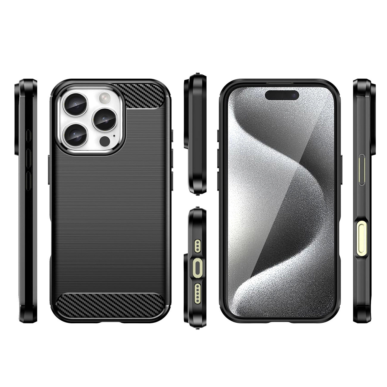 Carbon Case for iPhone 16 Pro - Black_2
