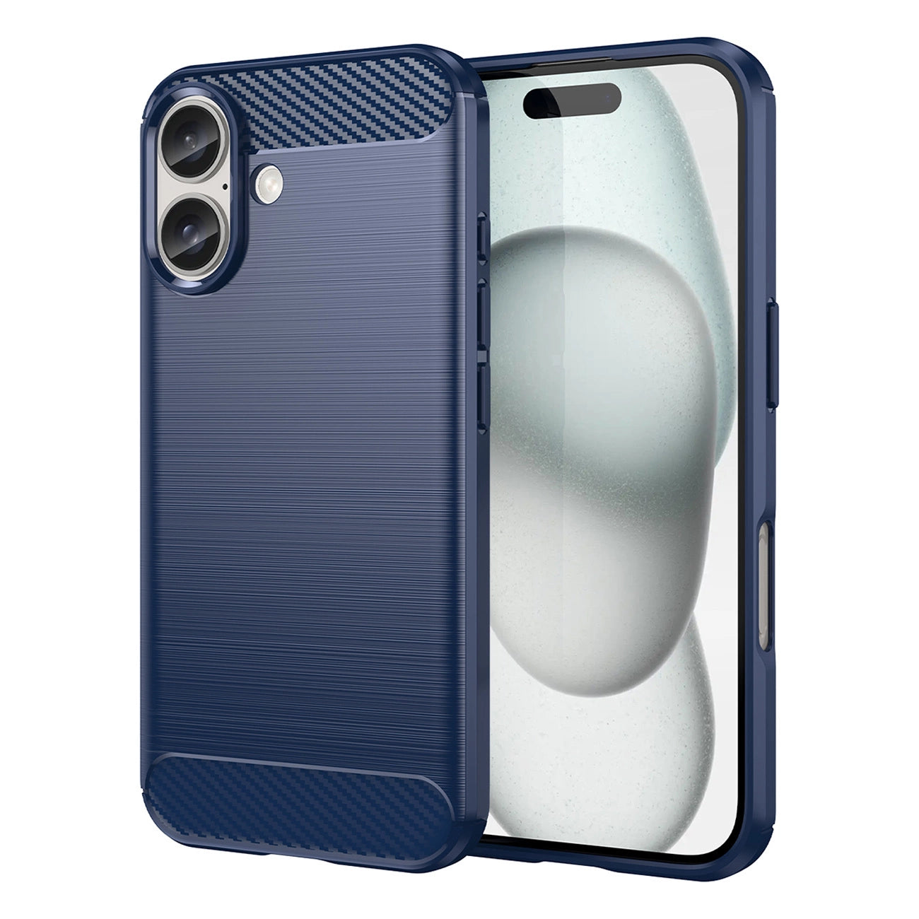Carbon Case for iPhone 16 Plus - Blue_0
