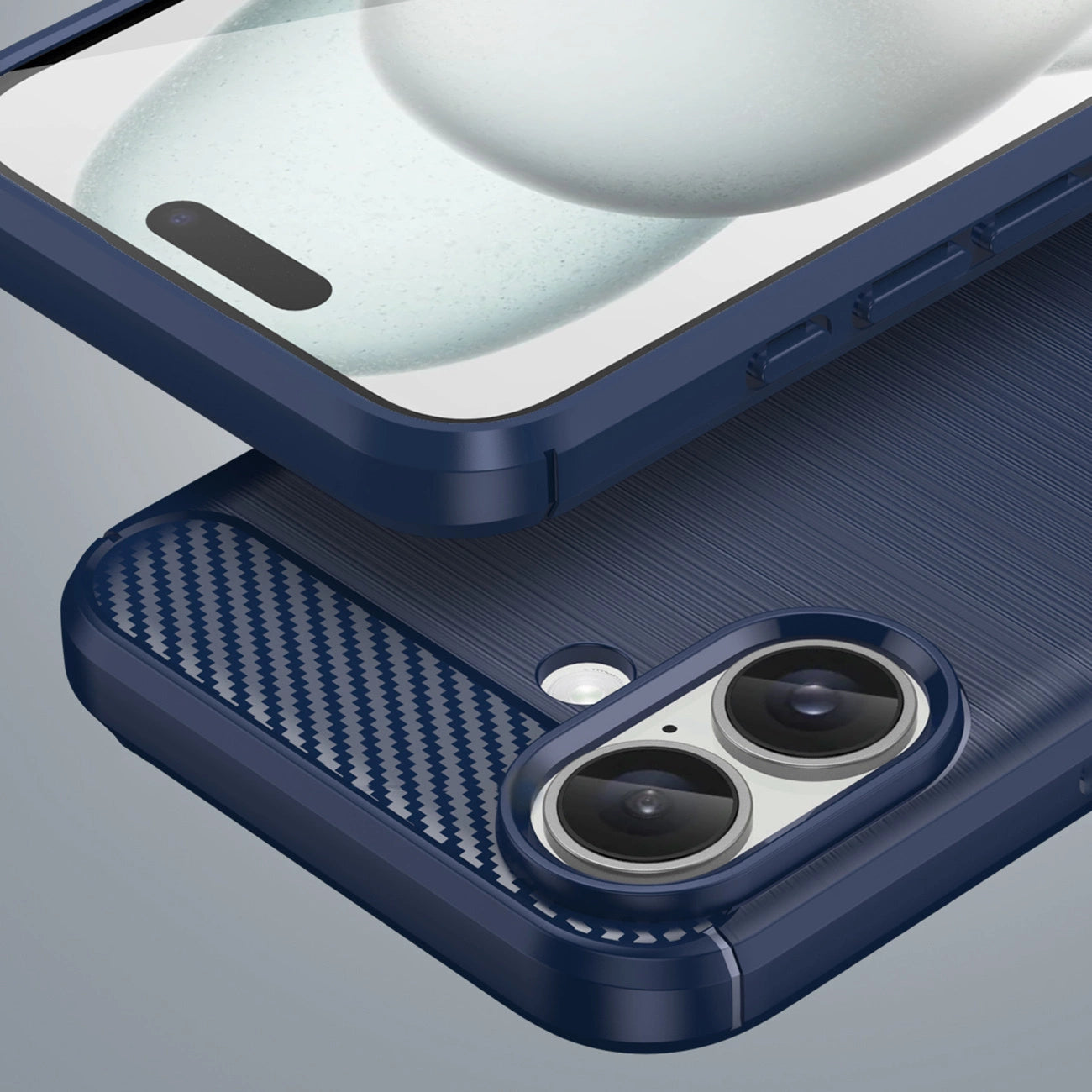 Carbon Case for iPhone 16 Plus - Blue_7